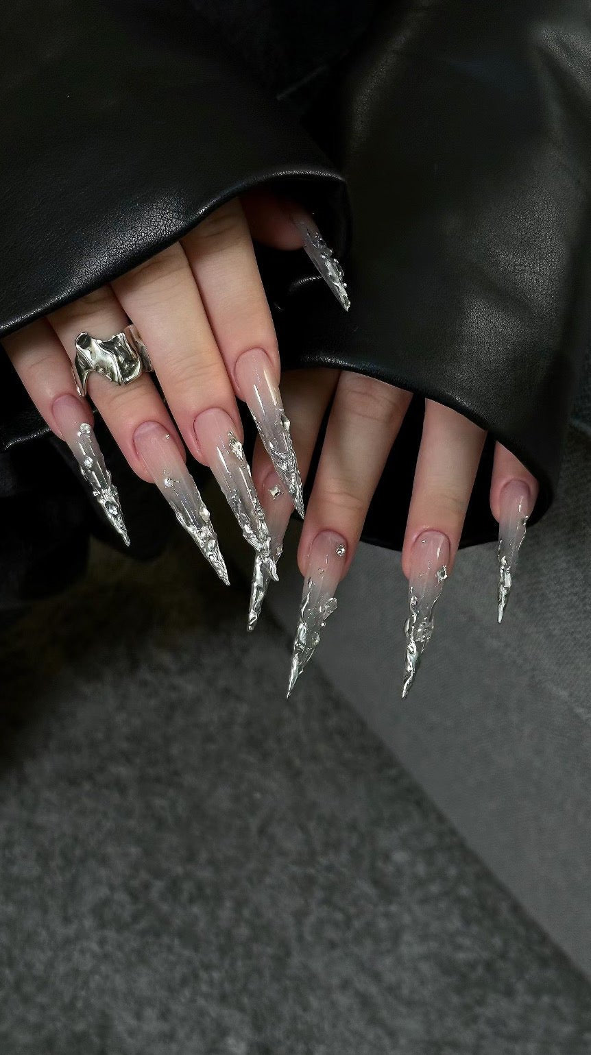 FROSTED SPIKE - Faux ongles réutilisable - Madame Lovely - Madame Lovely