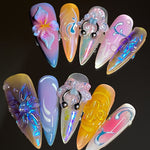 MAGIC GARDEN - Faux ongles réutilisable - Madame Lovely - Madame Lovely