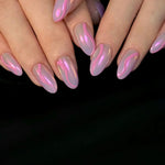 PINK WAVES - Faux ongles réutilisable - Madame Lovely - Madame Lovely