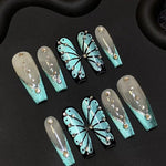 SHINY BUTTERFLY - Faux ongles réutilisable - Madame Lovely - Madame Lovely